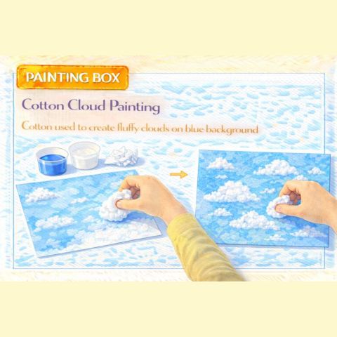 Painting -Cotton Cloud Painting