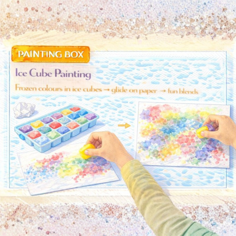 Painting -Ice Cube Painting