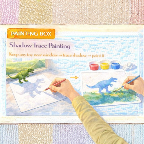 Painting -Shadow Trace Painting