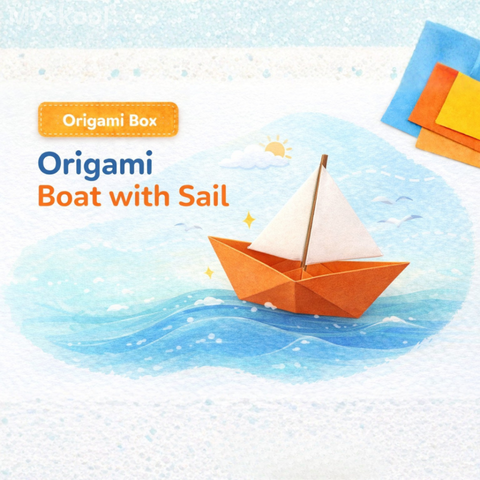 Origami Boat with Sail