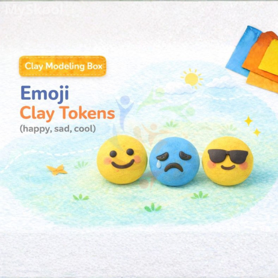 Clay Modelling - Emoji Clay Tokens