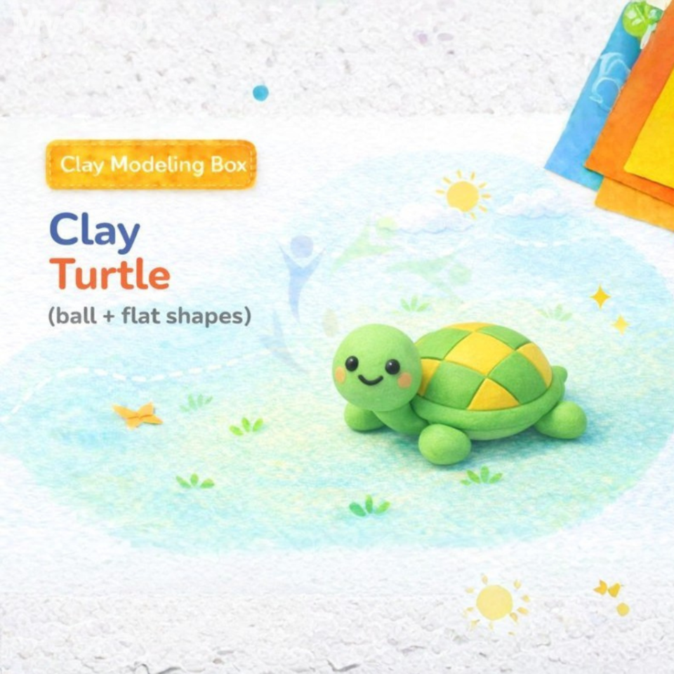 Clay Modelling - Clay Turtle