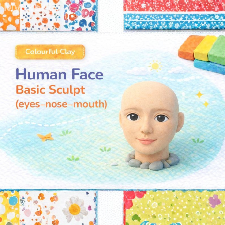 Clay Modelling - Human Face Sculpt