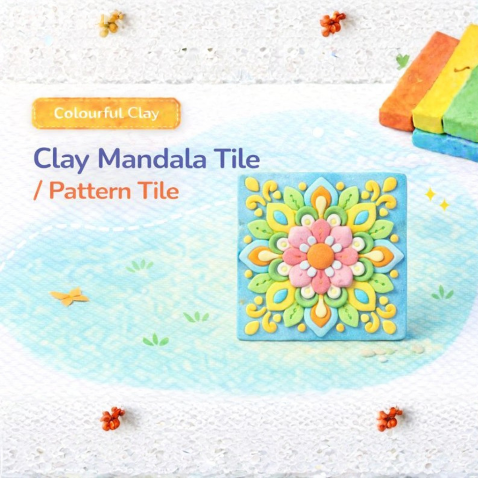 Clay Modelling - Clay Mandala Tile
