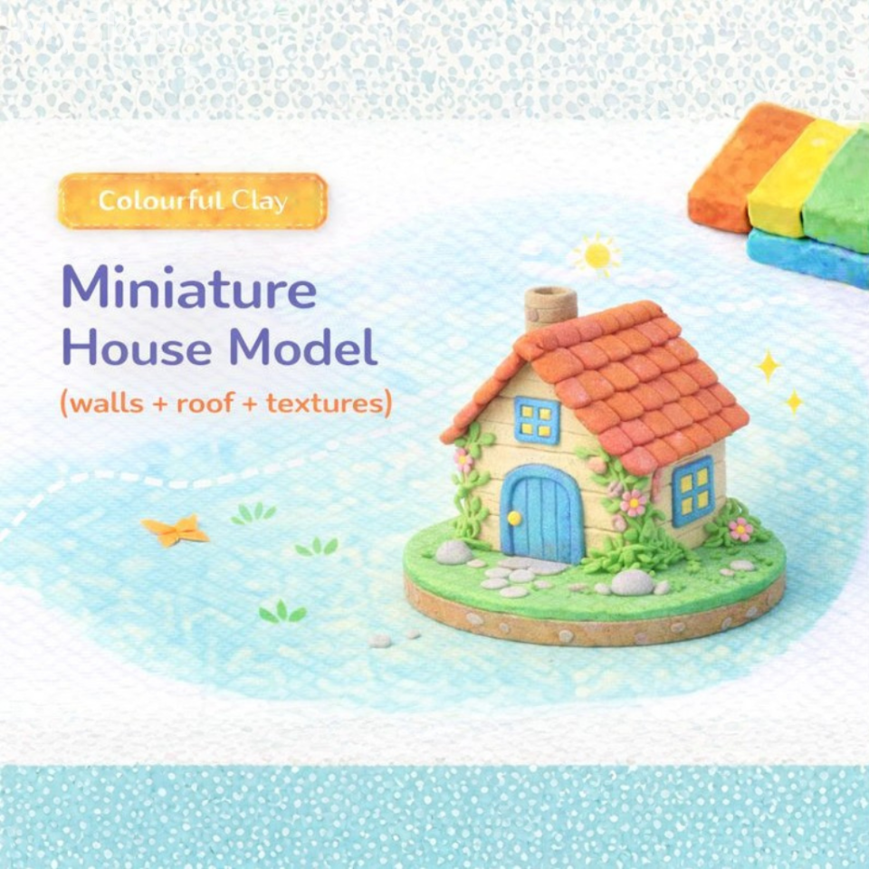 Clay Modelling - Miniature House Model