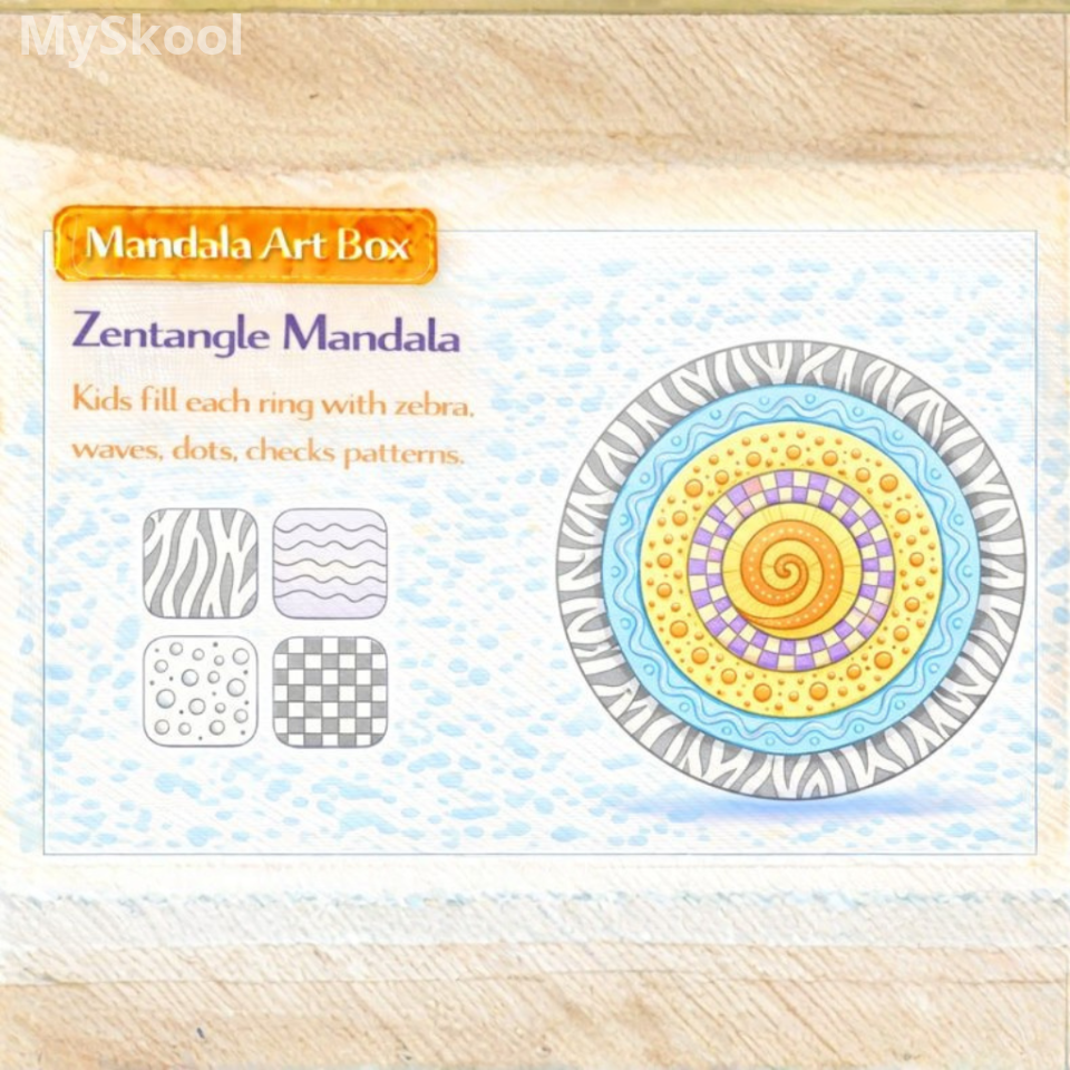 MANDALA ART- Zentangle Mandala