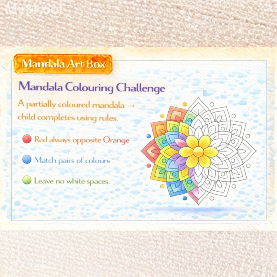 MANDALA ART- Colouring Challenge