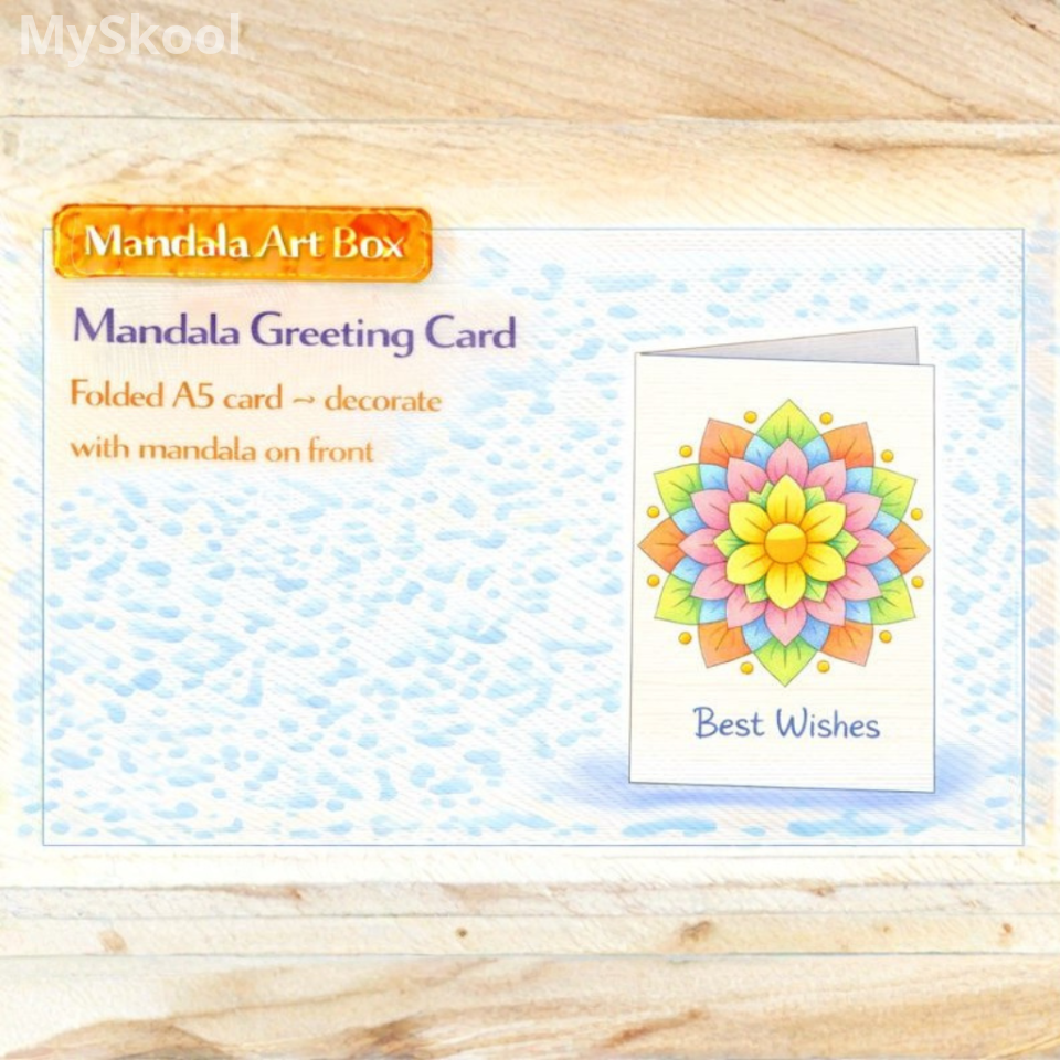 MANDALA ART- Greeting Card