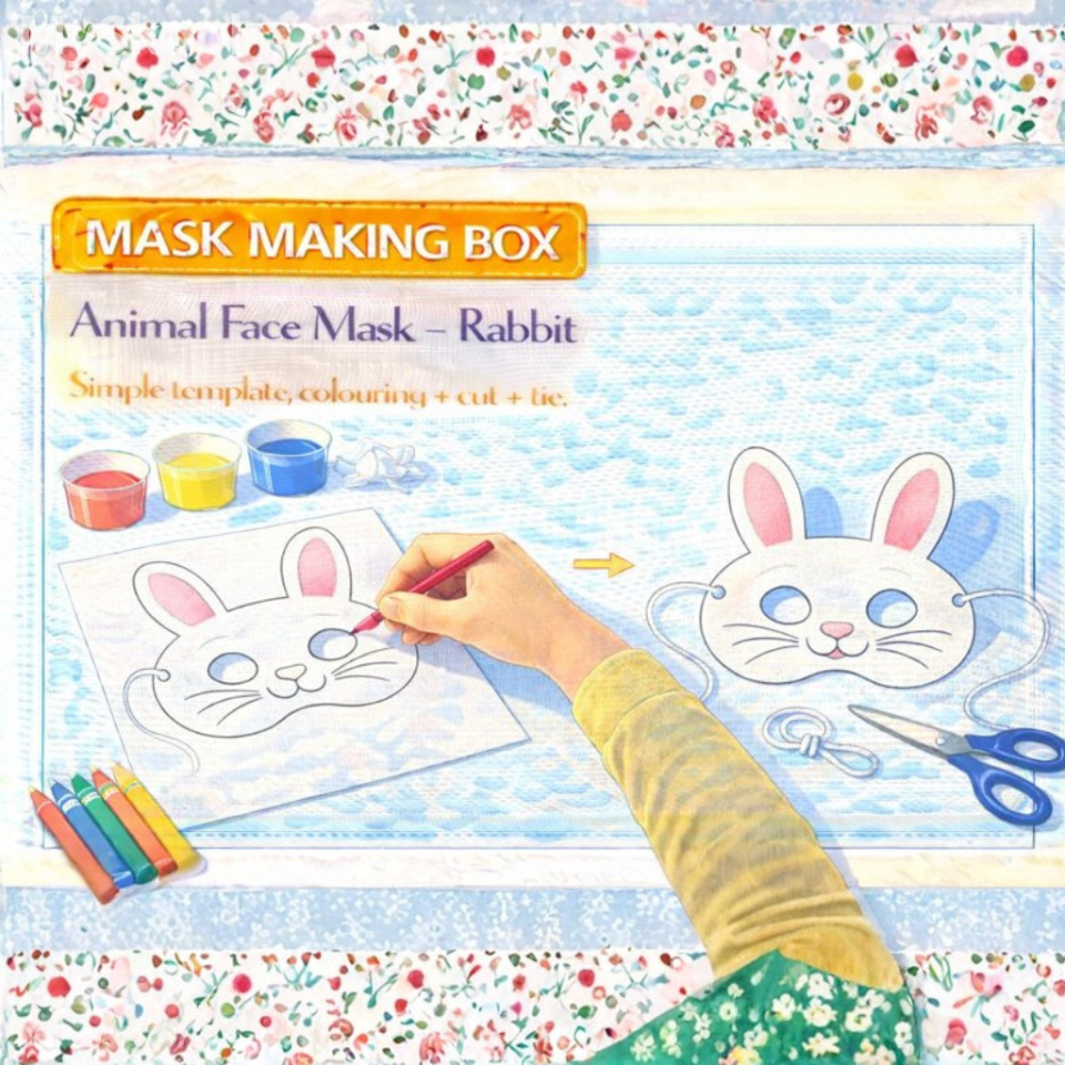 Mask Making - Animal Face Mask – Rabbit