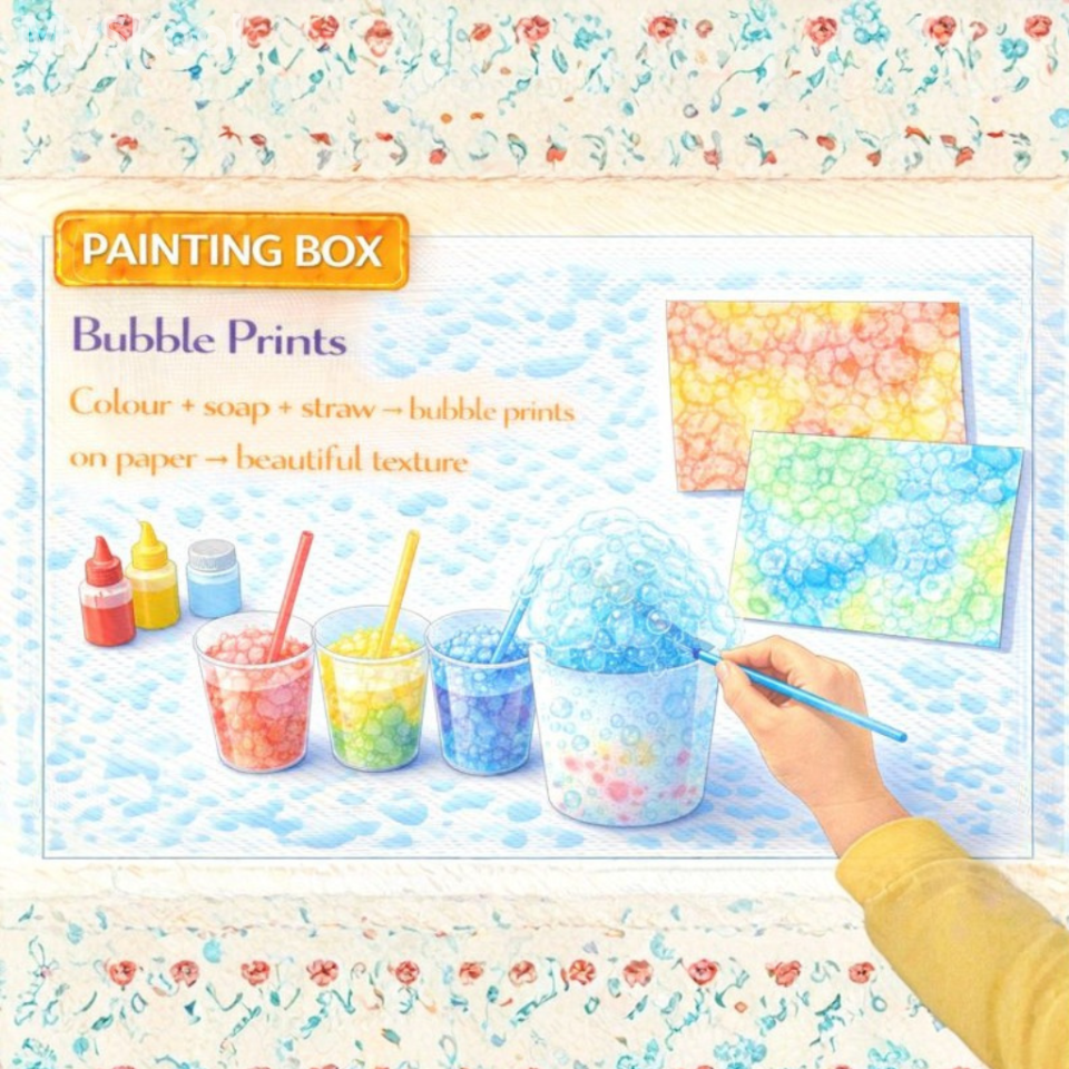 Painting -Bubble Painting Art