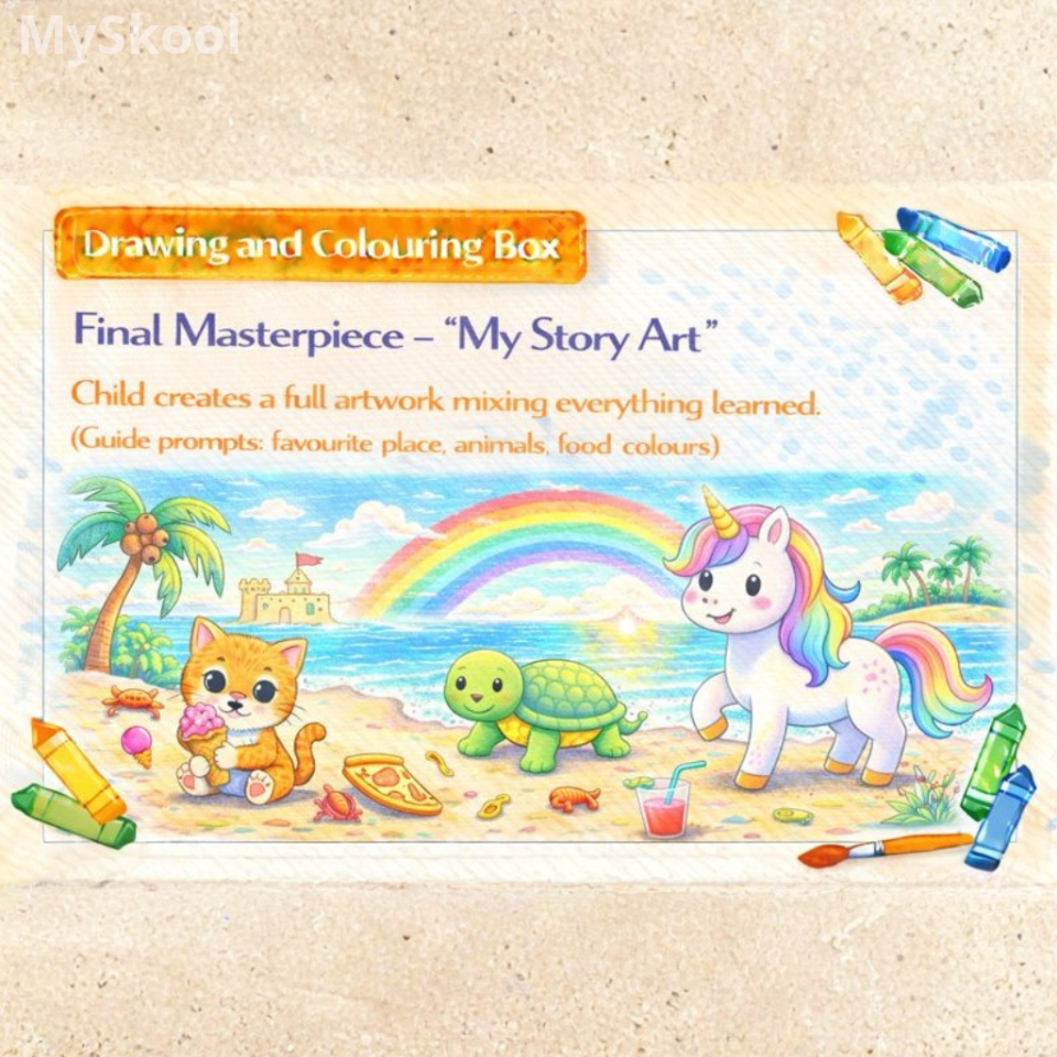 Drawing & Colouring -Final Masterpiece – My Story Art
