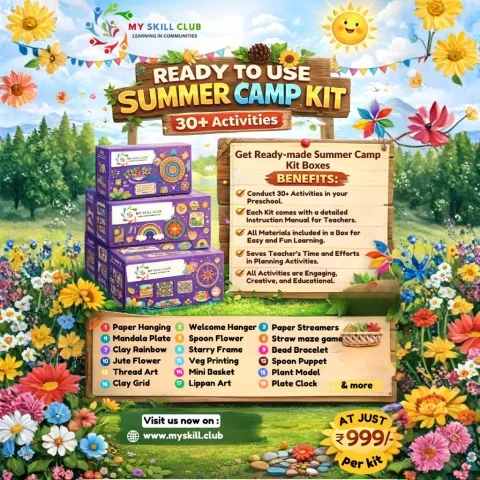 Summer camp Activity kit (Set of 5)
